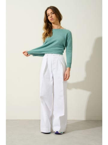 AUTHENTIC CASHMERE Kasjmieren trui "Goléon" cyaan