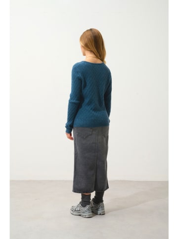 AUTHENTIC CASHMERE Kasjmieren trui "Grasmoor" donkerblauw