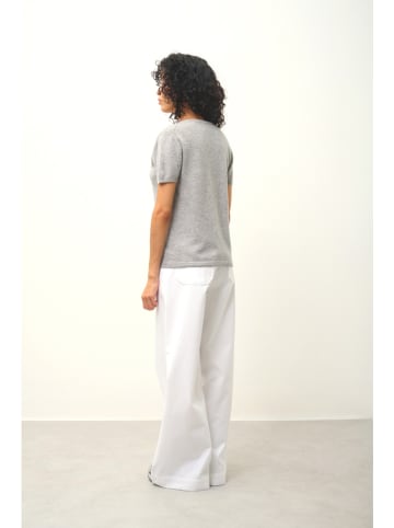 AUTHENTIC CASHMERE Kaszmirowa koszulka "Kali" w kolorze szarym