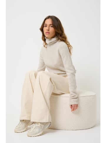 AUTHENTIC CASHMERE Kaschmir-Rollkragenpullover "Linda" in Creme