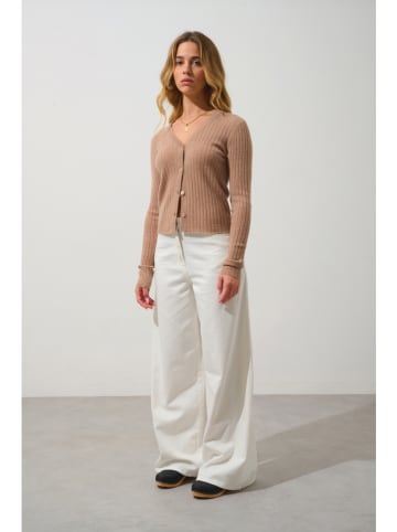 AUTHENTIC CASHMERE Kasjmieren vest "Lise" beige