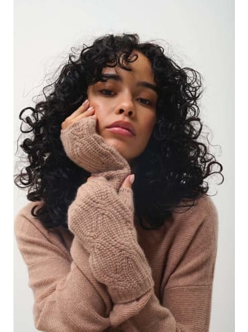 AUTHENTIC CASHMERE Kasjmieren stulpen "Iris" beige