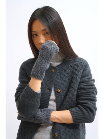 AUTHENTIC CASHMERE Kaschmir-Stulpen "Iris" in Grau