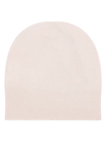 AUTHENTIC CASHMERE Kaszmirowa czapka "Manti" w kolorze kremowym