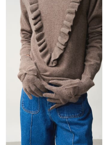 AUTHENTIC CASHMERE Kasjmieren handschoenen "Milo" bruin