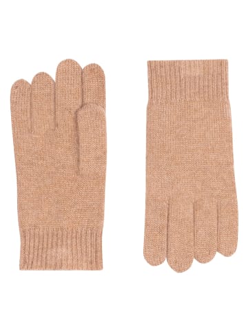 AUTHENTIC CASHMERE Kaszmirowe rękawiczki "Roc" w kolorze beżowym