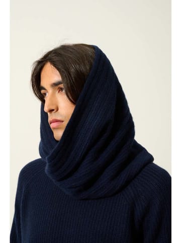 AUTHENTIC CASHMERE Kasjmieren colsjaal "Tommy" donkerblauw - (L)64 x (B)40 cm