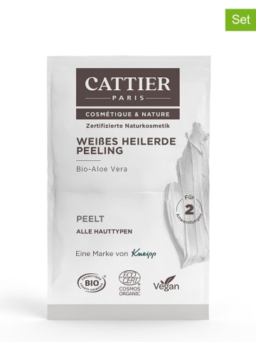CATTIER 10er-Set: Peeling "Weiße Heilerde" - für alle Hauttypen, je 2 x 6 ml