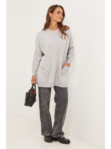 Soft Cashmere Trui grijs
