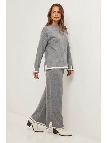 Soft Cashmere 2-delige outfit grijs