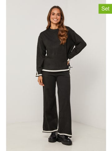 Soft Cashmere 2tlg. Outfit in Schwarz
