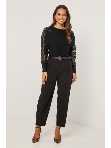 Soft Cashmere Pullover in Schwarz