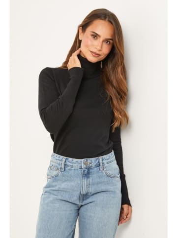 Soft Cashmere Rollkragenpullover in Schwarz