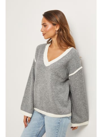 Soft Cashmere Trui grijs