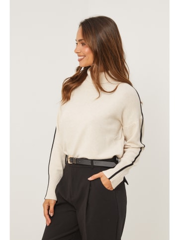 Soft Cashmere Rollkragenpullover in Beige