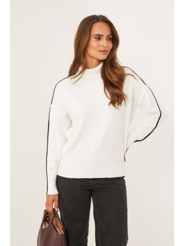Soft Cashmere Rollkragenpullover in Weiß