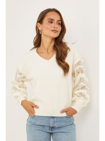 Soft Cashmere Pullover in Creme