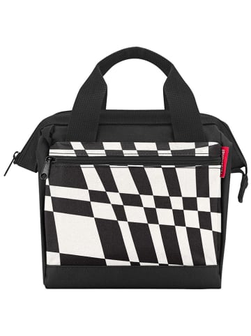 Reisenthel Umhängetasche "Allrounder" in Schwarz/ Weiß - (B)22 x (H)24 x (T)13 cm