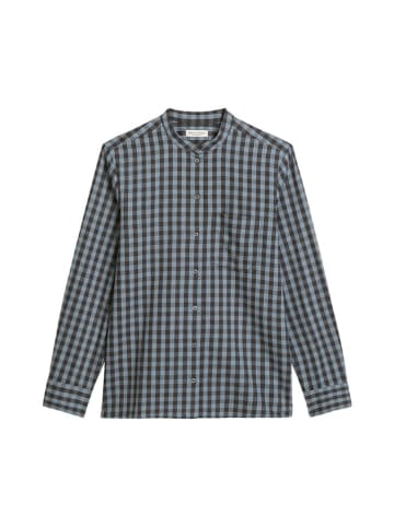 Marc O'Polo Bluse in Blau/ Schwarz