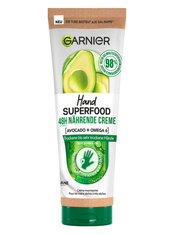 Garnier Krem do rąk "Superfood 48h Avocado + Omega 6" - 75 ml