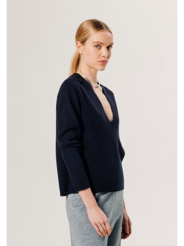 Rodier Wełniany sweter w kolorze granatowym