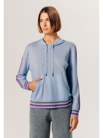 Rodier Wełniana bluza w kolorze błękitnym