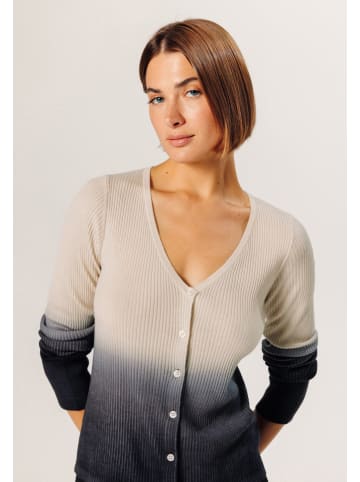 Rodier Wollen vest beige/antraciet