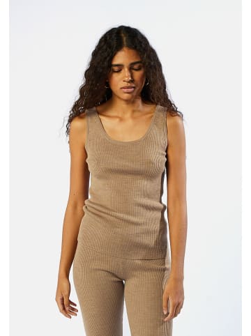 Rodier Wollen top lichtbruin