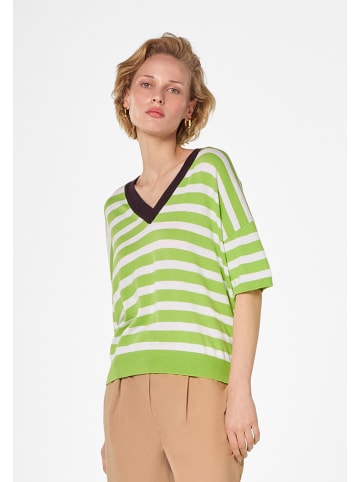 Rodier Shirt wit/groen