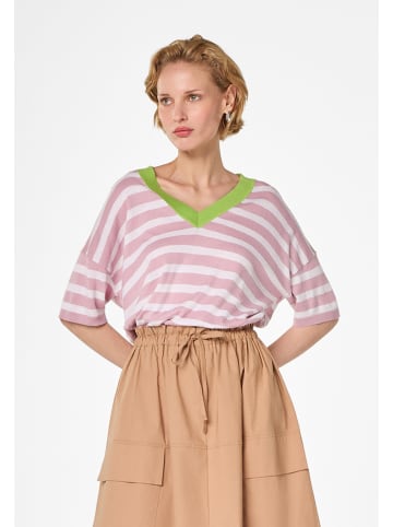 Rodier Shirt wit/lichtroze