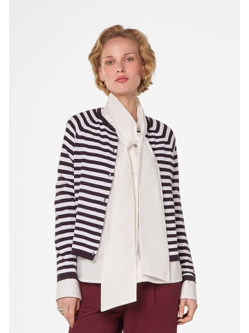 Rodier Cardigan in Schwarz/ Weiß