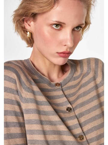 Rodier Cardigan in Beige/ Grau