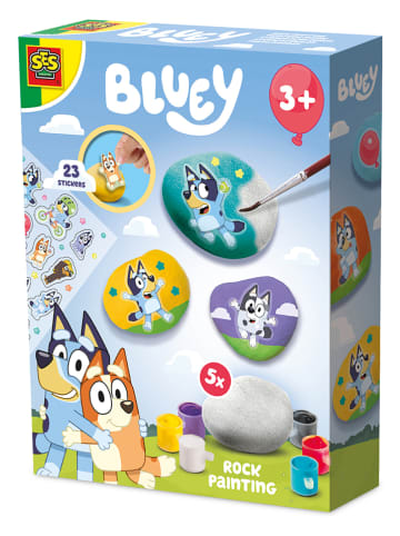 SES Bastelset "Bluey Steine-bemalen" - ab 3 Jahren
