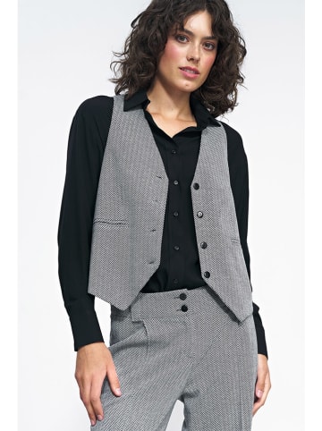 Nife Bodywarmer zwart/wit