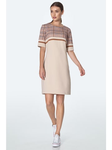Nife Kleid in Beige/ Hellbraun