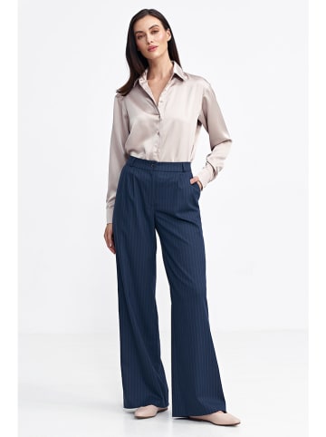 Nife Spodnie w kolorze granatowym