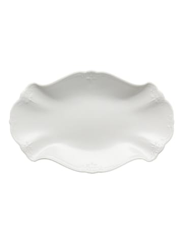 Hutschenreuther Beilagenplatte "Baronesse" in Weiß - (L)25,5 x (B)15,9 cm