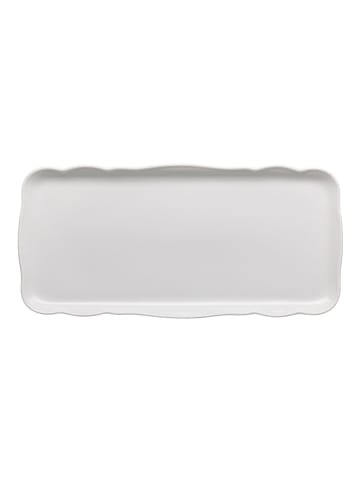 Hutschenreuther Kuchenplatte "Maria Theresia" in Weiß - (L)33 x (B)15,5 cm