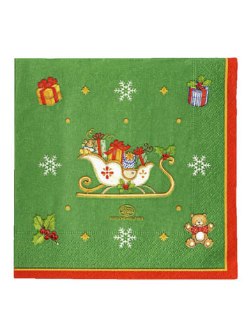 Hutschenreuther Serwetki (20 szt.) w kolorze zielono-czerwonym