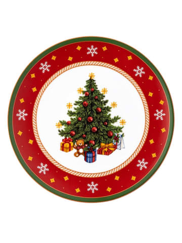 Hutschenreuther Talerz śniadaniowy w kolorze czerwono-zielonym - Ø 22 cm