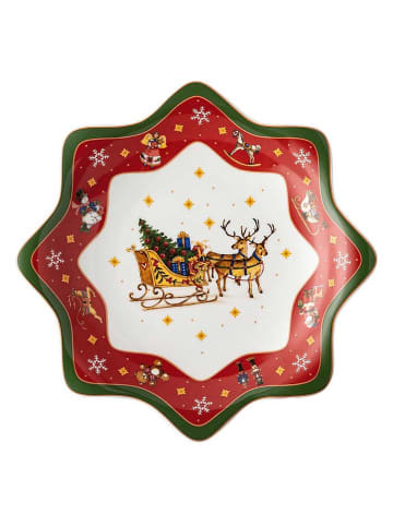 Hutschenreuther Miska w kolorze czerwono-zielonym - Ø 25 cm