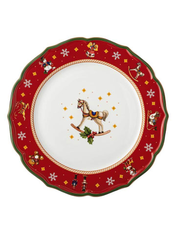 Hutschenreuther Speiseteller in Rot/ Weiß - Ø 33 cm