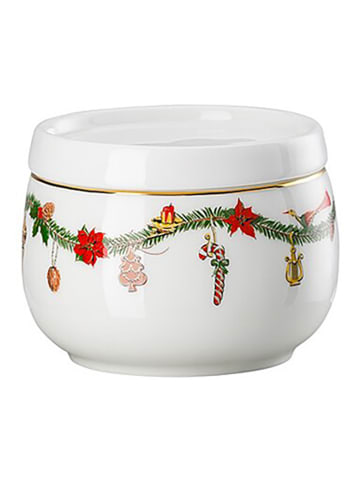 Hutschenreuther Cukierniczka "Nora" w kolorze biało-zielono-czerwonym - 150 ml