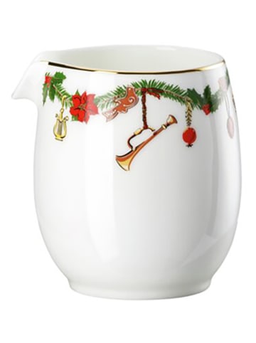 Hutschenreuther Dzbanek "Nora" w kolorze biało-zielono-czerwonym na mleko - 150 ml