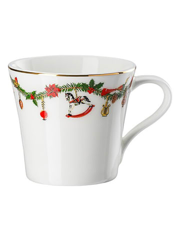 Hutschenreuther Filiżanka "Nora" w kolorze biało-zielono-czerwonym - 280 ml