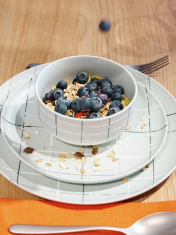 Thomas Dessertteller "Fun" in Hellgrau/ Grün - Ø 22 cm