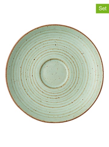 Thomas 6er-Set: Espresso-Untertasse "Thomas Nature" in Grün - Ø 12 cm