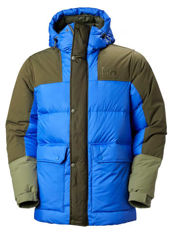 Helly Hansen Daunenjacke "Escape" in Blau/ Khaki