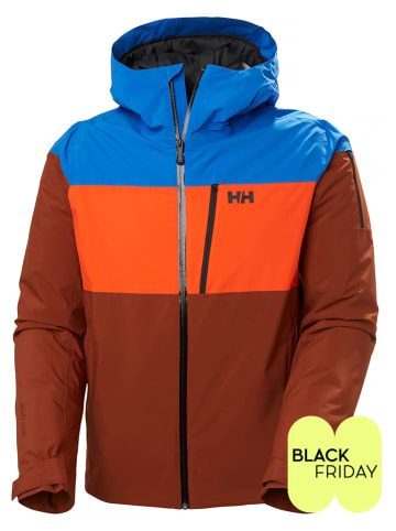 Helly Hansen Skijacke "Gravity" in Rostrot/ Blau/ Orange