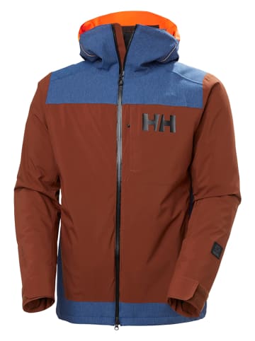 Helly Hansen Skijacke "Powdreamer 2.0" in Rostrot/ Blau